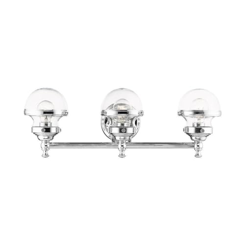Image of Livex Lighting 17413-05 3-Light Fixture, Polished Chrome