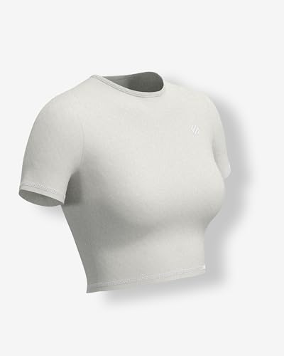 Image of Sfytt Women Gym Crop Top Athletic Yoga Short Sleeve Fitness Tight Tee Outdoor Workout Cropped Tank Tops