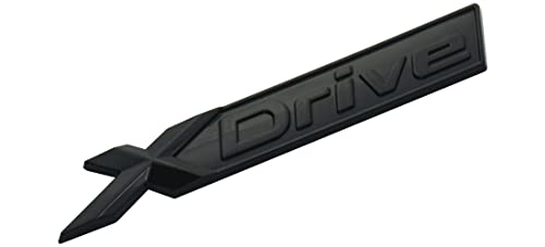 Image of 1PCS XDrive X Drive Badge Decal Car Fender Side Trunk Rear Body Emblem Sticker Replacement for Xtreme (Gloss Black)