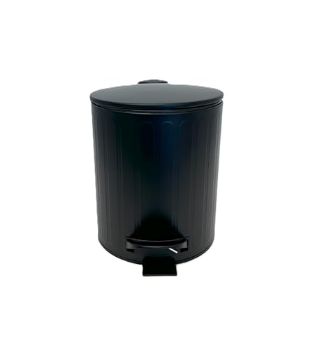 Caneca de basura Splash Home acero inoxidable 5 litros negra