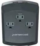 1500 Joule Travel Surge Protector with Dual USB Ports