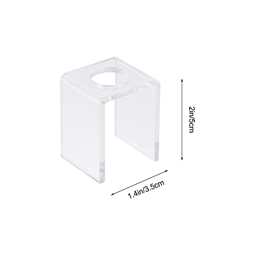 Lurrose Moisturizer 4pcs DIY Lipstick Mould Tool Set Lipstick Cosmetics Silicone Mould with Bracket Die Ring DIY Mold Crafts Tool Lip Balm - Image 4