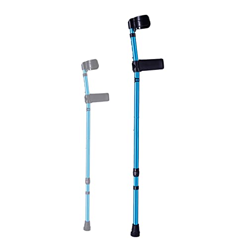 Béquille médicale avant-bras pliable avec poignée ergonomique et 10 réglages