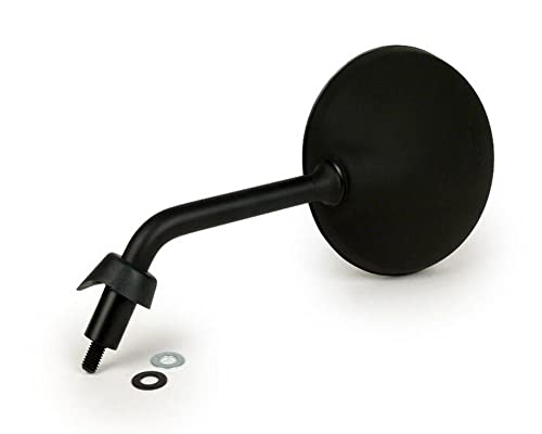 MOTO NOSTRA Rétroviseur shorty droit gauche noir mat rond compatible pour Vespa GTS 125 250 300 cc GTL 125 M31