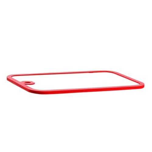 TOYANDONA Tabla de Cortar Vidrio Templado Resistente al Calor Superficie Lisa y Pulida Antideslizante para Frutas Verduras y Carne Práctica y Segura para Cocina
