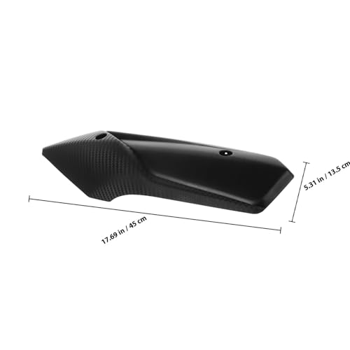 Protector térmico de escape CHILDWEET con diseño moderno en negro ABS 2
