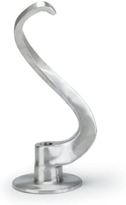 Commercial Spiral Dough Hook for 20 Quart Mixing Bowls, Hobart Equivalent Accessory Fits Select Hobart Mixers