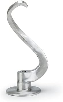 Commercial Spiral Dough Hook for 20 Quart Mixing Bowls, Hobart Equivalent Accessory Fits Select Hobart Mixers