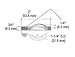 C.R. LAURENCE B736 CRL 1-1/4" Nylon Center Groove Sliding Screen Door Spring Tension Roller for Academy Uni-Fit Doors