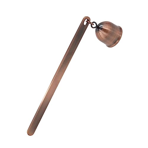 Unomor Retro Long Handle Candle Extinguisher European Style Snuffer for Safe Wick Dousing Decorative Candle Accessory Present for Home Decor Enthusiasts