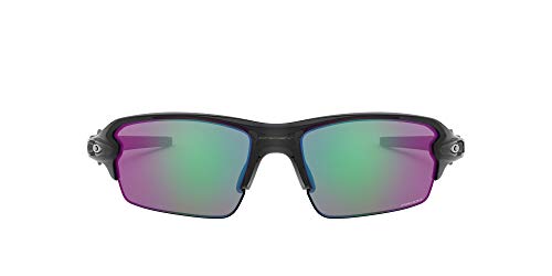 Oakley Men's OO9271 Flak 2.0 Low Bridge Fit Rectangular Sunglasses, Black Ink/Prizm Golf, 61 mm