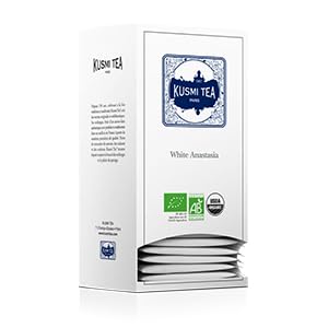 Kusmi Tea - Anastasia bianca - Scatola da 25 bustine di tè in mussola