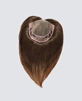 Effect Hair Topper Color Espresso Mix - Ellen Wille Wigs 11" Top Piece Large Base Natural Density Heat Friendly Futura Synthetic Lace Front Monofilament Top