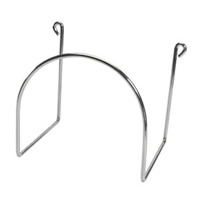 CANEUS Schlauchhalter aus chromiertem Stahl für die Aufbewahrung von Zentralstaubsauger Schlauch, Staubsaugerschlauch, sonstige Schläuche etc... ist dieser Schlauchhaken als Halterung bestens geeignet