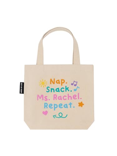 Bolso tote mini de Ms. Rachel agotado con bolsillo interior - Licencia oficial Nap. Snack. Ms. Rachel. Repeat. miniatura 1