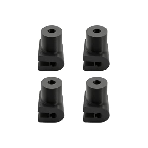 Image of SplashNColor Trash Can Lock Replacement - Snap Handle Connector Compatible with RevAShelf Waste Bin Repair - Durable ABS Construction - Easy-to-Install Spare Parts for Garbage Can Latch Repair 4 Pack