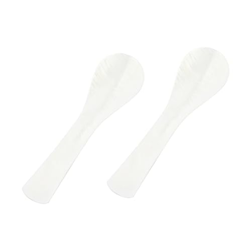 iplusmile 2個 シェルデザイン小勺子 キャビア用スプーン 耐久性素材使用 サビに強い 丸みのある縁で口当たり アイスクリームやデザートに 家