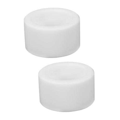 CHILDWEET 2pcs Laboratory Evaporation Dish Culture Vessel Petri Holder Petri Dish for Science Small Petri Dishes Petri Plates Petri Dish 30mm Culture Petri Dishes Culture Dish PTFE White