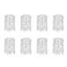 Led Lamp Socket, 3mm 100Pcs Led Holder Flat heads Led Light Emitting Diode Shade Transparent hat cover Electronic Component 3Mm for Bezel Mount Panel Display