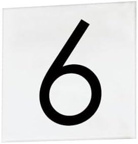 Sans Serif - 4.5 Inch 6/9 Square Tile