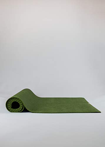Tapis en jute vert résistant et facile à nettoyer pour entrée