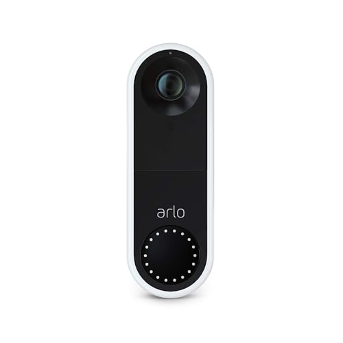 Arlo Essential Wired Video Doorbell (Renewed)