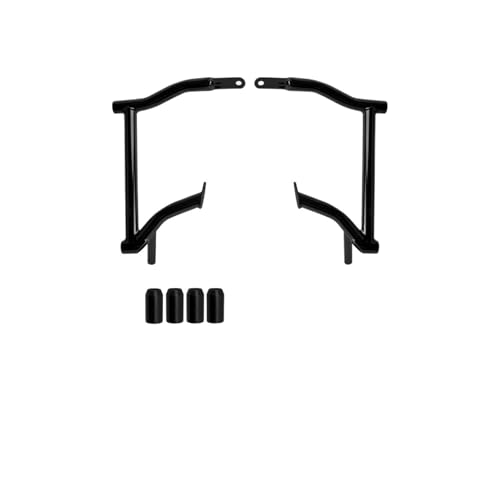 Rails de support pour sacoche Harley FLHTK avec barres de protection antichoc
