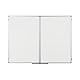 Bi-Office Earth Trio - Whiteboard Klapptafel mit 3 Weißwandtafeln, Magnetisch Emaillierte Oberflächen, 90 x 60/180 x 60 cm