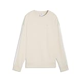 PUMA Sudadera Essentials Elevated de Cuello Redondo Mujer XL, Alpine Snow White