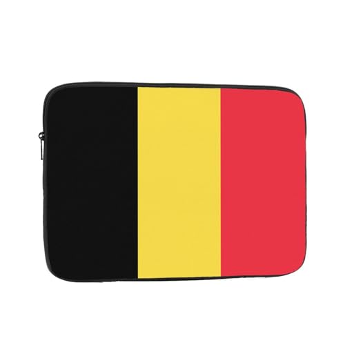 Flag Of Belgium Laptop Sleeve Case 15 Inch Suitable For Notebook Computer Tablet Traveling Carrying Simple Case