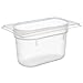 Produktbild APS 82151 GN-Behälter 1/9, 17,6 x 10,8 cm, 100 mm tief, 1,0 Liter, Skalierung, Polypropylen