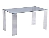 mesa cristal y acero ikea ✅ Servicio post venta 100% satisfacción, si ha faltado alguna pieza o alguna de ellas tiene algún defecto fabrica envía la pieza nueva sin coste.