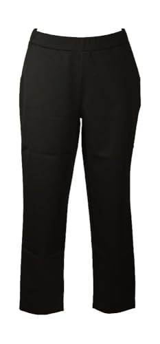 Pantalon fluide femme coton mélangé taille haute élastique Ragno