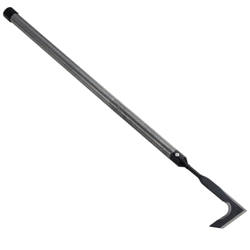 DAKEPOLE Grattoir pour joints, sarcloir avec manche de 140 cm de longueur, couteau en acier inoxydable à double tranchant utilisé pour enlever la mousse et...