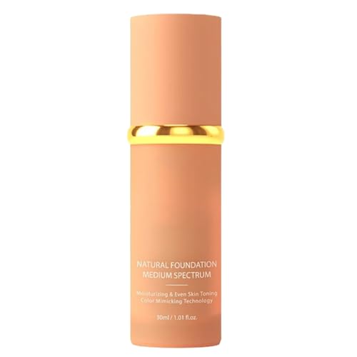 Imaginaryl Makeup - Base de maquillaje impermeable, crema facial teñida, con iluminación radiante, aplicación sin esfuerzo, sombra natural, para uso diario, ocasiones especiales, todo tipo de piel
