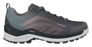 LOWA Damen Wanderschuhe Zirrox GTX Lo 320516 Steel Blue/Mandarin 41