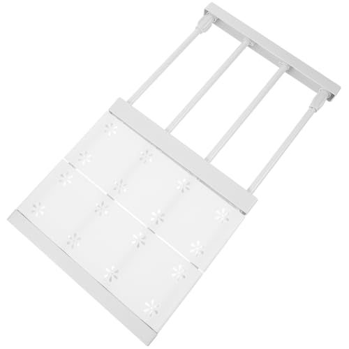 Happyyami Adjustable Expandable Closet Tension Shelf Organizer Easy Install Rack for Cupboard and Bedroom Fits for Closet Organization
