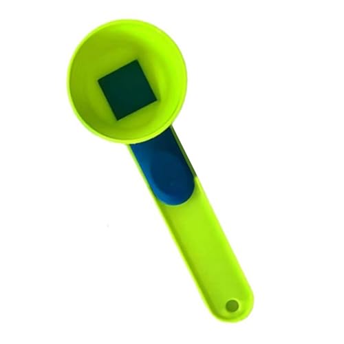 Image of XZQYDS Measuring Spoon Funnel for Protein Powder Cooking Ingredient Sliding Scooper with Long Handle Kitchen Tool