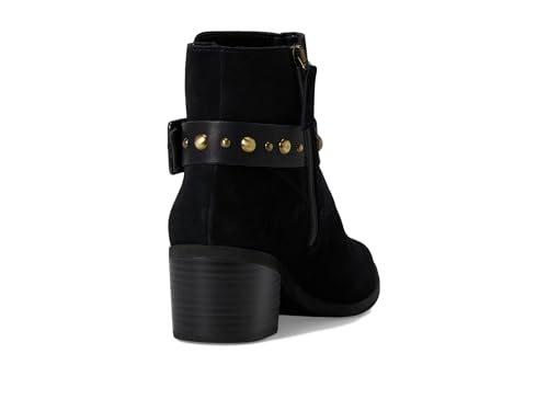 Clarks Clarks Womens Morzine Buckle Black Suede 10 Medium