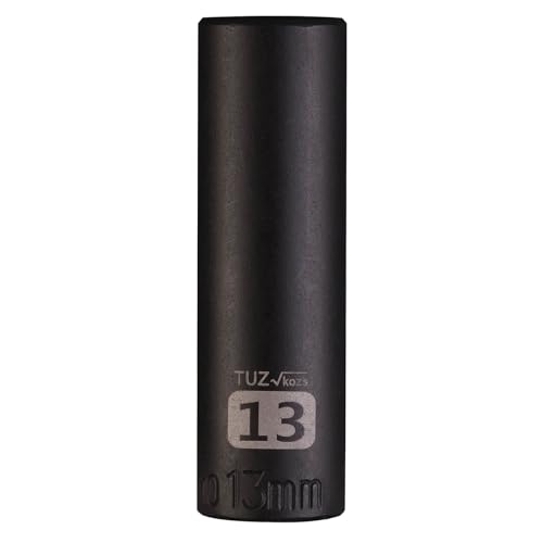 Image of 3 /8 inch Square Drive 13mm Metric Impact Socket,Hex Deep Socket Design,CR-MO Steel for Nut repair for Any Application