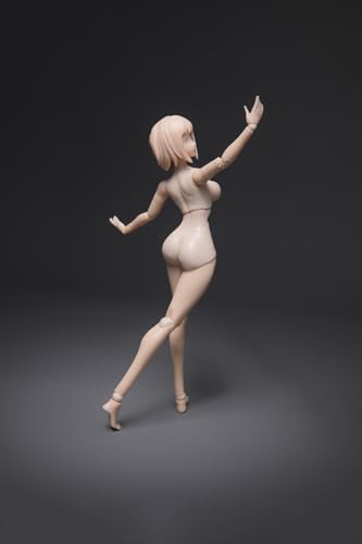 Image of Fremego 1 /12 Scale Female Action Figure,Joint Flexible Plump Body Figure