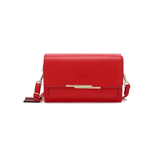 Porte-monnaie porte-cartes et sac de téléphone femme en cuir PU