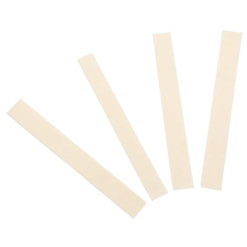 LIFKOME 4pcs Clarinet Felt Strip Replacement for Flute Practice Mute Easy to Install and Remove Reduces Friction and Noise Keys Clarinet Accessories
