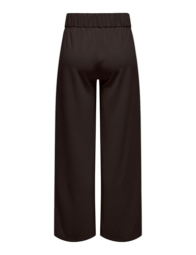 JDY Damen Jdylouisville Catia Life Wd PNT JRS Noos Hose Mit Hohem Bund Und Weitem Bein, Chocolate Torte, M / 30L EU – Ansicht 3