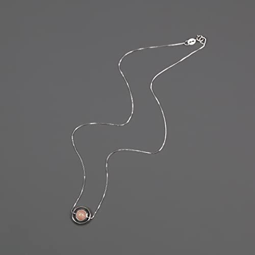 AmorWing 925 Sterling Silver Sunstone Cute Necklace for Womens - Image 5