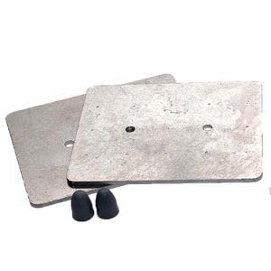 coverandcarry Fiamma Aluminium Heavy Duty Fix Top Plates (Pair) For Carry Bike Racks 98656-275