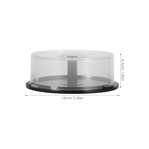 Juego de 2 cajas de almacenamiento para DVD con capacidad de 25 cubos 3