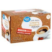 Great Value 100% Arabica Creamy Hazelnut Coffee Pods, Medium Roast, 12 Count- 0.34 oz each (Pack of 2) image 2