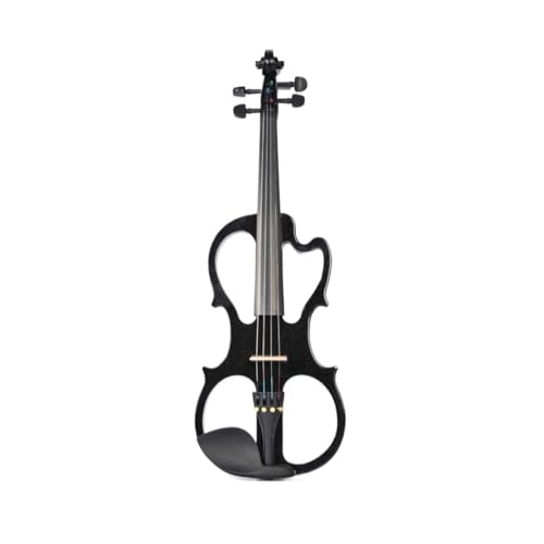 DARZYS Electric Violin, Electric Solid Wood Violin, Beginner Set with Box Headphone Bow Remote Control, 4/4