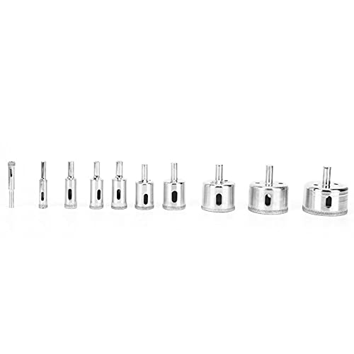 Set de brocas de sierra de diamante para vidrio y azulejos miniatura 7